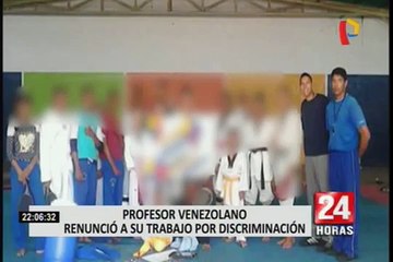 Download Video: Huancayo: maestro venezolano renunció tras recibir amenazas y agresiones xenófobas