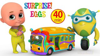 Kids Toys Wheels on the Bus Surprise Eggs Toys from Jugnu kids