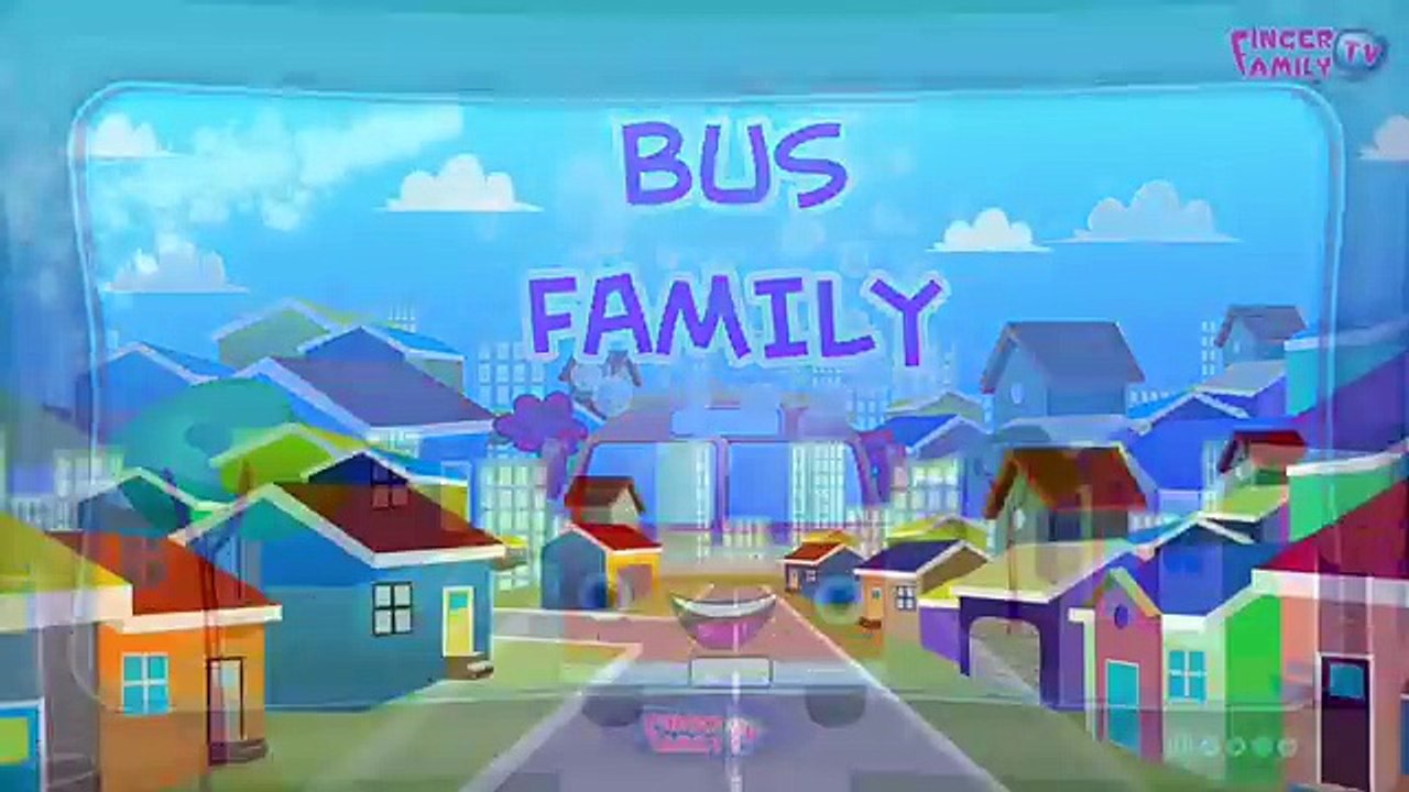 Bus Finger Family | Children Nursery Rhymes | Finger Family Songs for ...