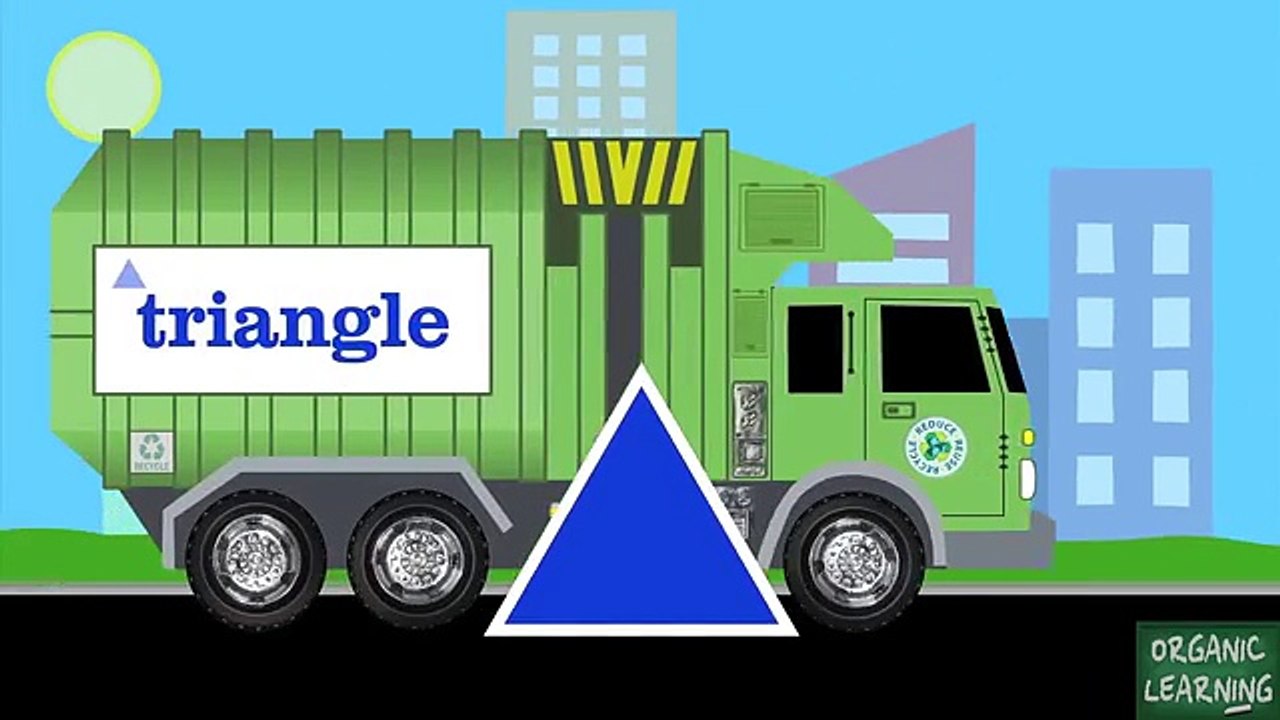 Learn Shapes Garbage Truck Learning Garbage Trucks for Kids