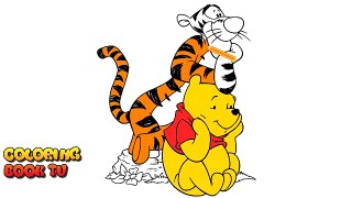 Winnie the Pooh Tigger 2 Coloring Pages for Kids