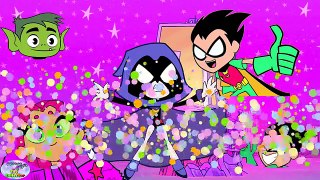 Wrong Heads Teen Titans Go! Finger Family Starfire Raven Surprise Egg and Toy Collector SE