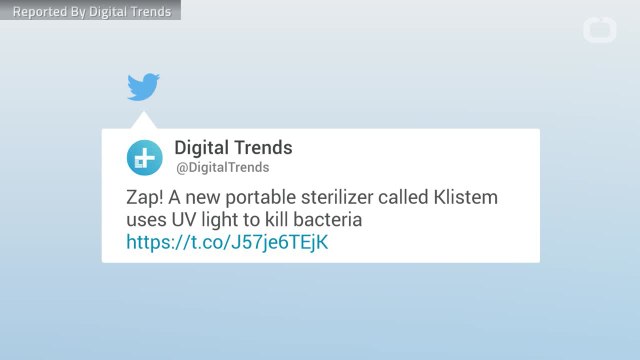 New Portable Sterilizer Uses UV Light To Kill Bacteria