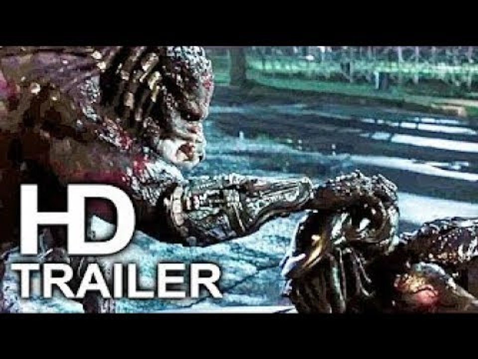 PREDATOR Mega Predator Vs Predator Fight Scene Trailer NEW (2018) Thomas Jane Action Movie HD