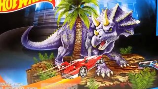 Hot Wheels Track HW City Dino Spinout With One Hot Wheels Car ★ For Kids Worldwide ★