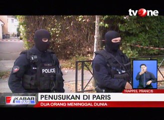 Aksi Penusukan di Paris, 2 Orang Tewas