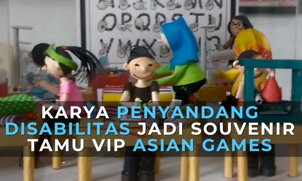 Karya Penyandang Disabilitas jadi Souvenir Asian Games