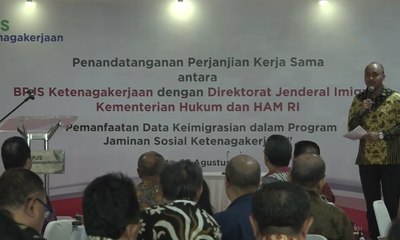 Kerja Sama BPJSTK dan Direktorat Imigrasi Kemenkumham