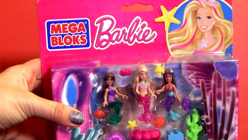 MegaBloks Barbie Mermaids Party La Fiesta de Muñecas Sirenas La fête des sirènes Building