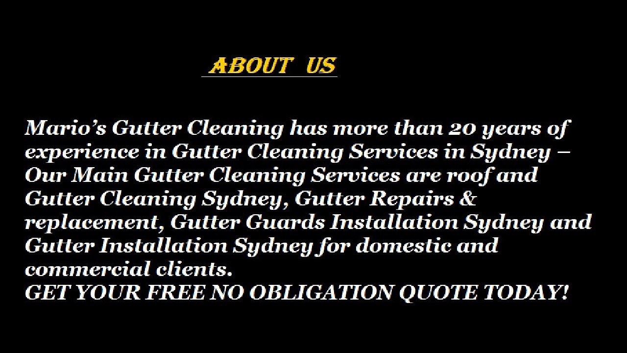 Gutter Installation