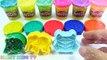 Learn Colors with Play Doh Ice Cream Rainbow Doremon Molds Fun Creative for Kids