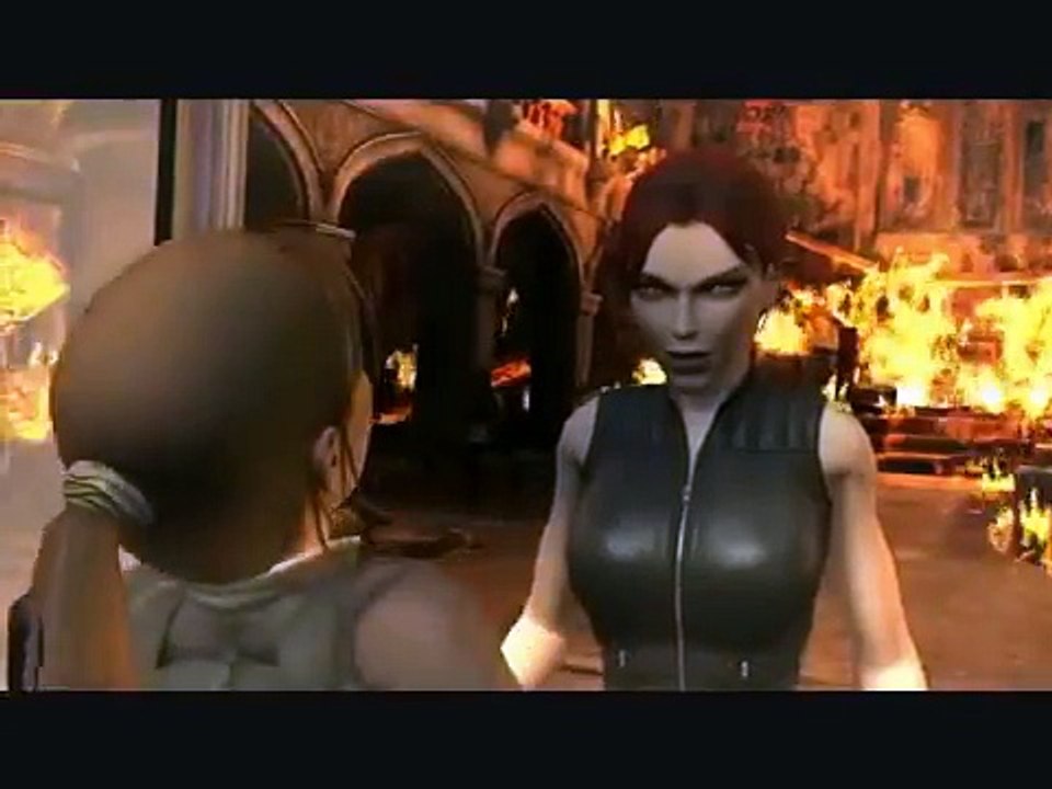 Lara Croft vs Doppleganger ( Laras shadow )