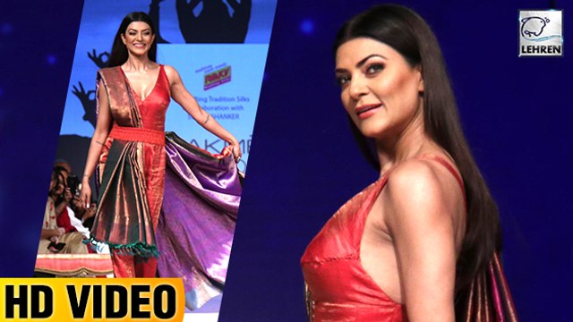 Sushmita Sen Walks The Ramp At Lakme Fashion Week 2018 Day 2