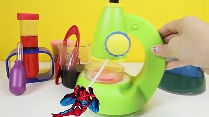 The Science Lab with Spiderman, Superman, Batman | Disney Junior Toys