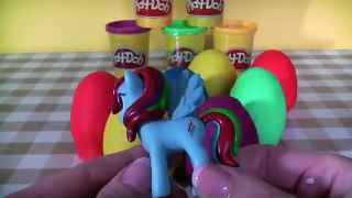 MANY PLAY DOH Surprise Eggs Toys Opening Frozen Pixar MLP Shopkins Mashems playdough clay