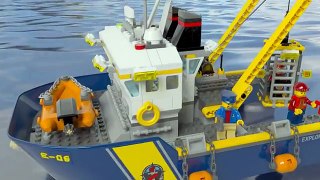 Lego 60095 | Deep Sea Explorers | Deep Sea Exploration Vessel | 3D Review