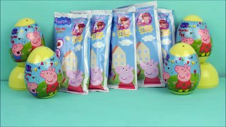 Peppa Pig Surprise Clay Buddies figures and Surprise eggs with toys