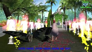 Hen Finger Family Rhymes || 3D Animation Rhymes & Songs For Children