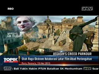 Aksi Parkour Ala Karakter Game Assassin's Creed