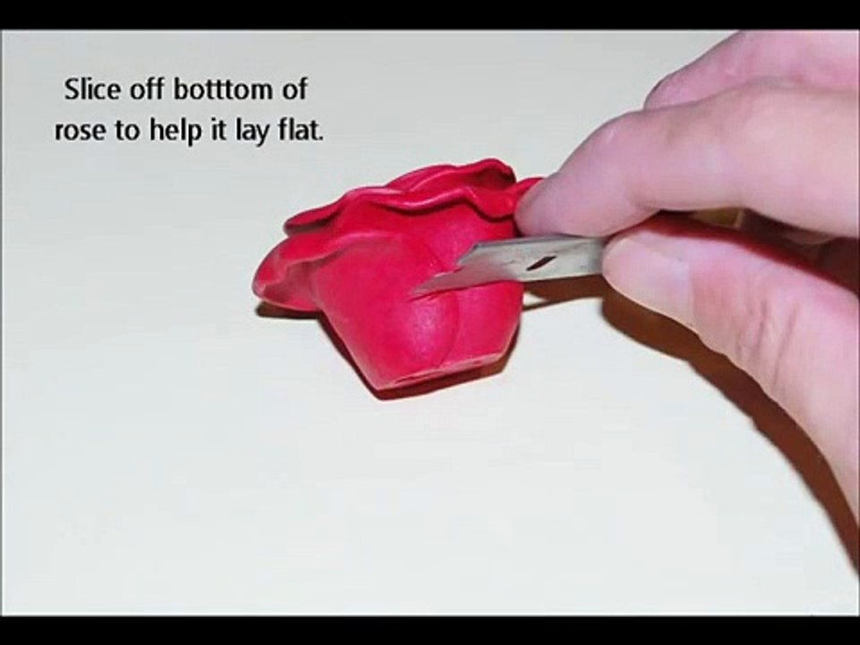 How to Make a Rose : Polymer Clay Tutorial