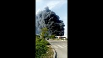 Un violent incendie à AlloPneus à Valence