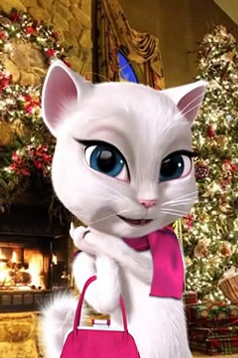 Merry Christmas from Talking Tom, Ben, Angela, Gina, Pierre, and Ginger on Toms Messenger