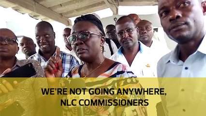 We're not going anywhere - NLC commissioners