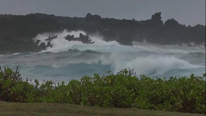 Hawaï frappé par l'ouragan Lane, moins puissant que prévu