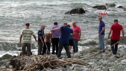 Denizde kayıp olarak aranırken kıyıya çıktı