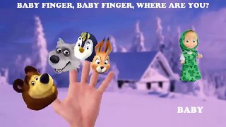 Masha and the Bear Lollipop Finger Family