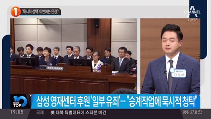 ‘묵시적 청탁’ 이번에는 인정?