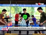 Permainan Unik Menyusun Gelas Plastik