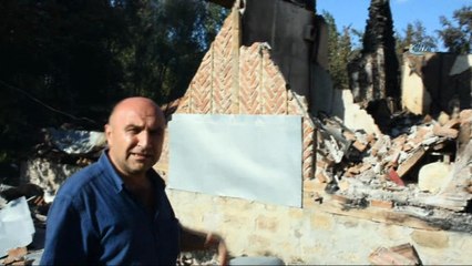 8 evin küle döndüğü yangında mutfak tüpü patlamadı