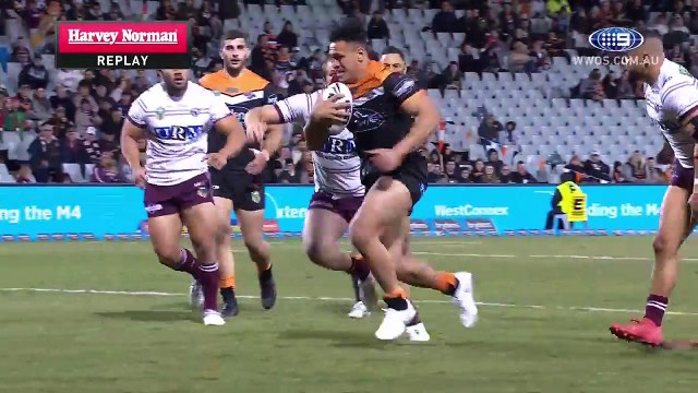 NRL Highlights: Wests Tigers v Manly Sea Eagles - Round 24