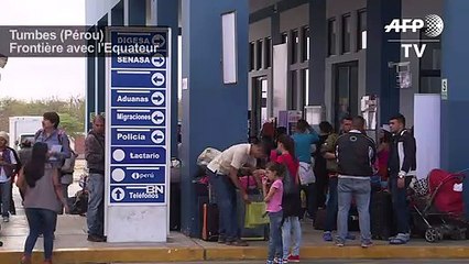 Au Pérou, l'afflux pour les réfugiés vénézuélien