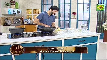 White Sauce Pasta Recipe by Chef Basim Akhund 17 October 2017