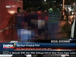 Dua Begal Ditangkap Polresta Palembang