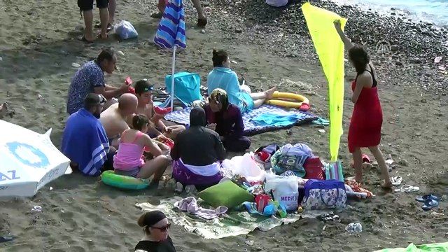 Zonguldak sahillerinde bayram tatili yoğunluğu