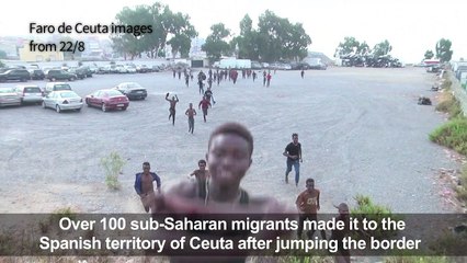 Migrants who stormed Morocco-Spain border sent back