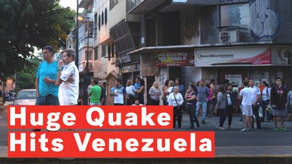 下载视频: Powerful 7.3 Magnitude Earthquake Rocks Venezuela And Caribbean Islands