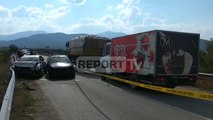 Report TV - Aksident në Kukës, përplasen dy makina, tre të plagosur, njëri rëndë