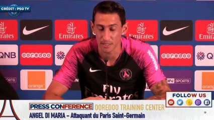 Angel Di Maria pose sa candidature au milieu de terrain