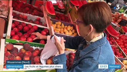 Alimentation : les fruits et légumes plus chers