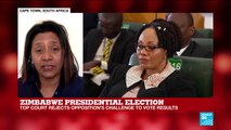 Zimbabwe presidential election: top court rejects opposition''s challenge to vote result