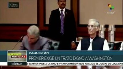 Primer ministro pakistaní exige "trato digno" a Estados Unidos