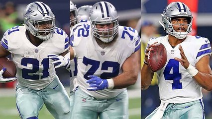 How will the absence of Travis Frederick impact Ezekiel Elliott and Dak Prescott?
