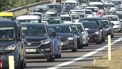 Bolu Tem'in Bolu Geçişinde Dönüş Yoğunluğu