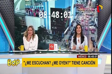 El famoso "¿Me escuchan? ¿Me oyen? de Thalía, ya tiene canción