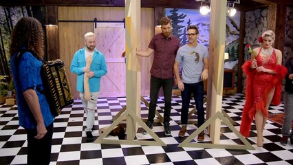 rhett and link trying to speak for 6 more minutes straight