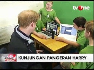 Pangeran Harry Kunjungi Siswa SD di Pulau Terpencil Selandia Baru